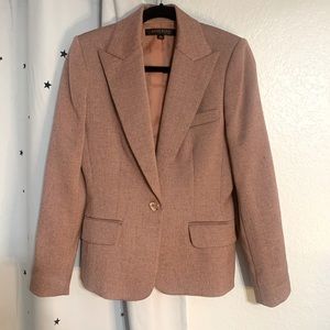 Anne Klein Dusty Rose Polyester Blazer